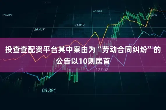 投查查配资平台其中案由为“劳动合同纠纷”的公告以10则居首